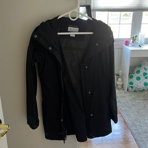 Columbia Black Rain Coat